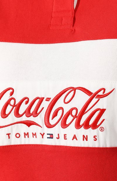 Хлопковое поло TOMMY HILFIGER, арт. DW0DW06933, фото 5