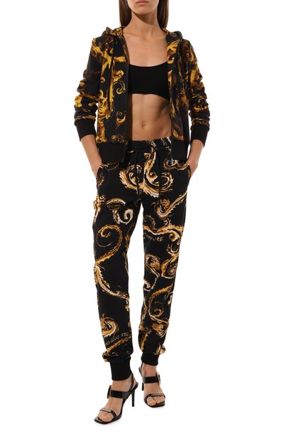 Хлопковые джоггеры VERSACE JEANS COUTURE, арт. 77HAA310/FS171, фото 2