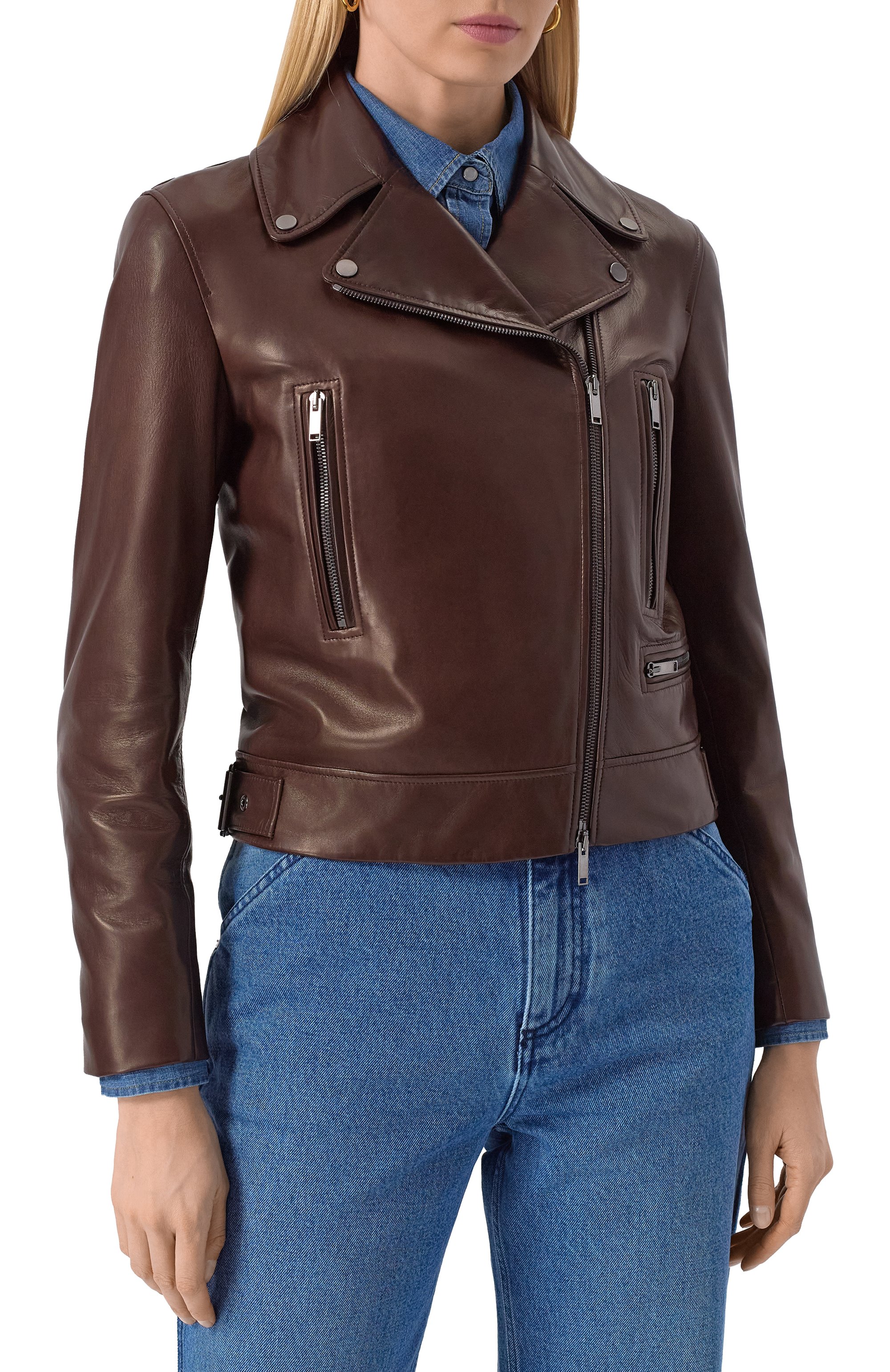 Кожаная куртка MVST, арт. ZBCK-Y089-1R/Z2769-1, фото 3