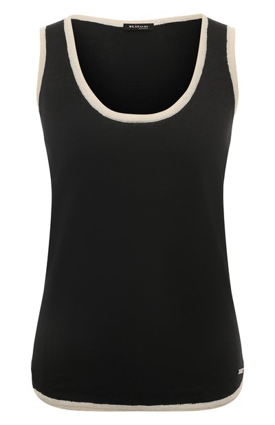 Женский топ изо льна и хлопка KITON, арт. D57732