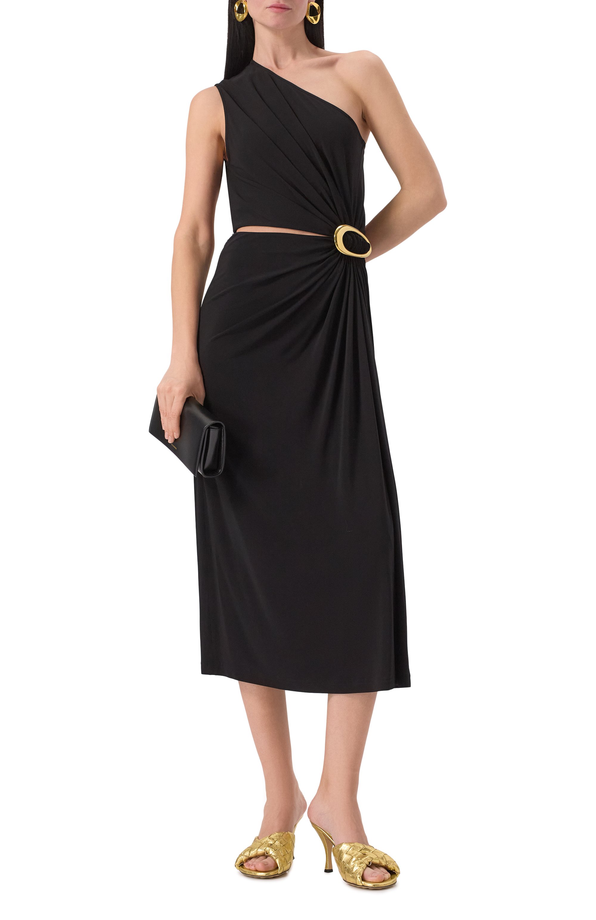 Платье из вискозы BOTTEGA VENETA, арт. 812325/V4YX0, фото 2