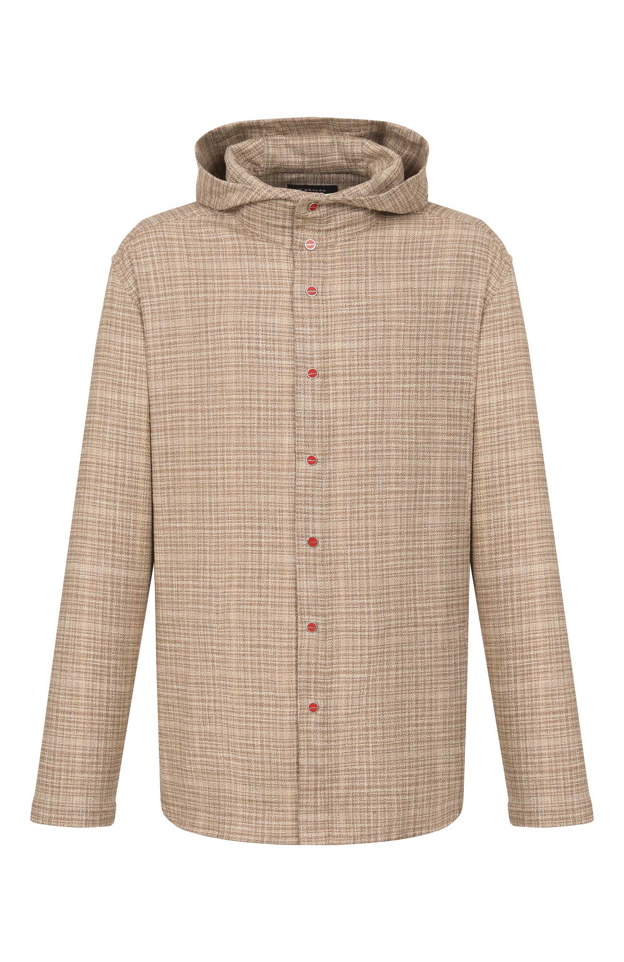 Рубашка из шерсти и шелка KITON, арт. UMCPETEK0617E18, фото 1