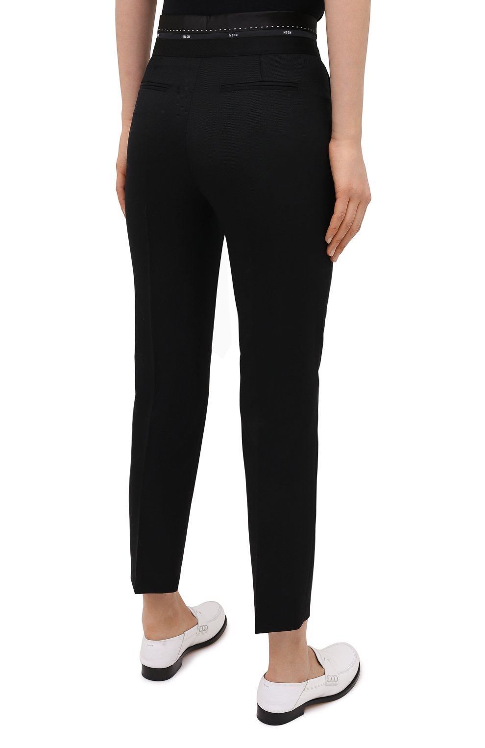 Шерстяные брюки MSGM, арт. 2942MDP114 207671, фото 4