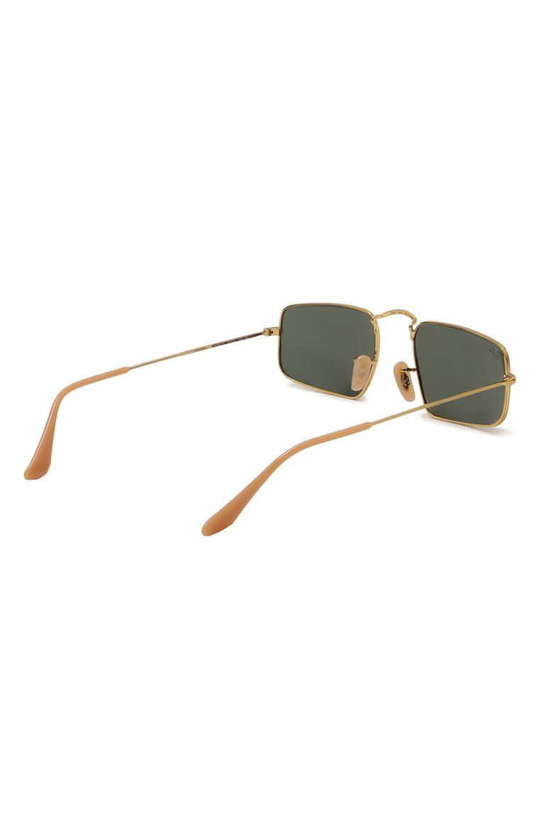 Женские солнцезащитные очки RAY-BAN золотого цвета, арт. 3957-919631 | Фото 5 (Тип очков: С/з; Кросс-КТ: С/з-унисекс; Региональные ограничения белый список (Axapta Mercury): Не проставлено; Нос: Не проставлено; Материал: Металл; Очки форма: Узкие; Оптика Гендер: оптика-унисекс)