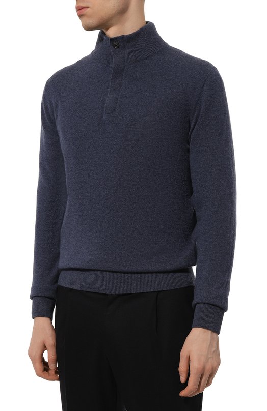 Кашемировый джемпер Corneliani 94M533-9425185 Синий  94M533-9425185 Фото 3