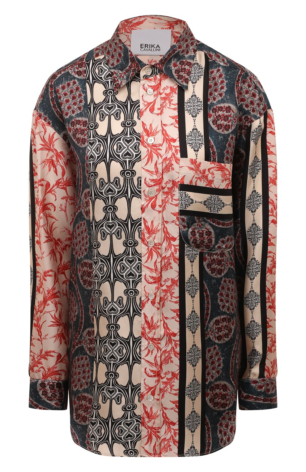 Шелковая рубашка ERIKA CAVALLINI, арт. S3/P/P3ST24, фото 1