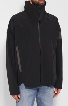 Мужская куртка myshelter ADIDAS ORIGINALS черного цвета, арт. DZ1413 | Фото 3 (Материал внешний: Синтетический материал; Рукава: Длинные; Длина (верхняя одежда): Короткие; Мужское Кросс-КТ: Верхняя одежда; Кросс-КТ: Ветровки, Куртка, Легкие; Статус проверки: Проверена категория; Стили: Кэжуэл)