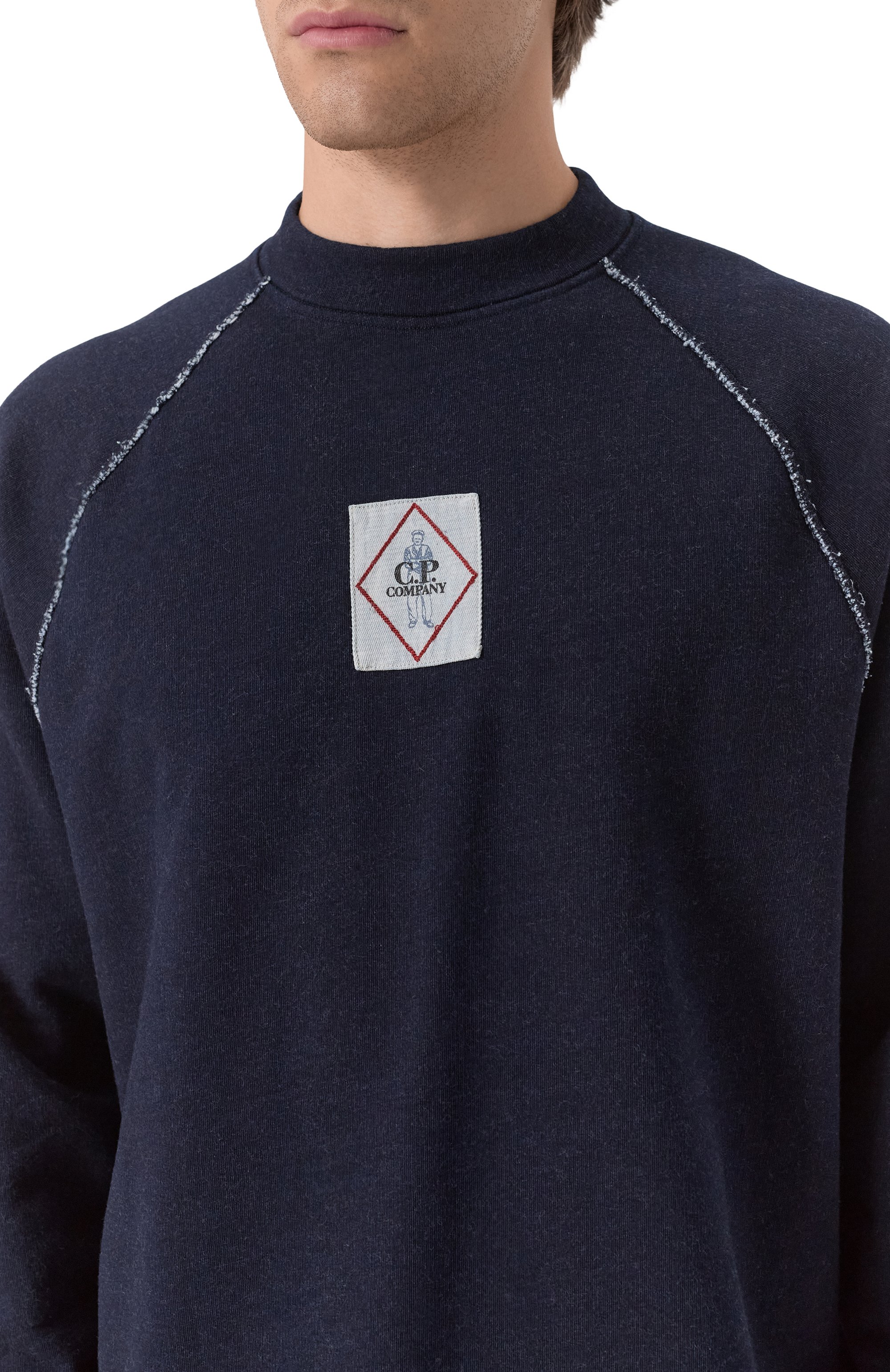 Хлопковый свитшот C.P. COMPANY, арт. 18CMSS184A110055W, фото 5