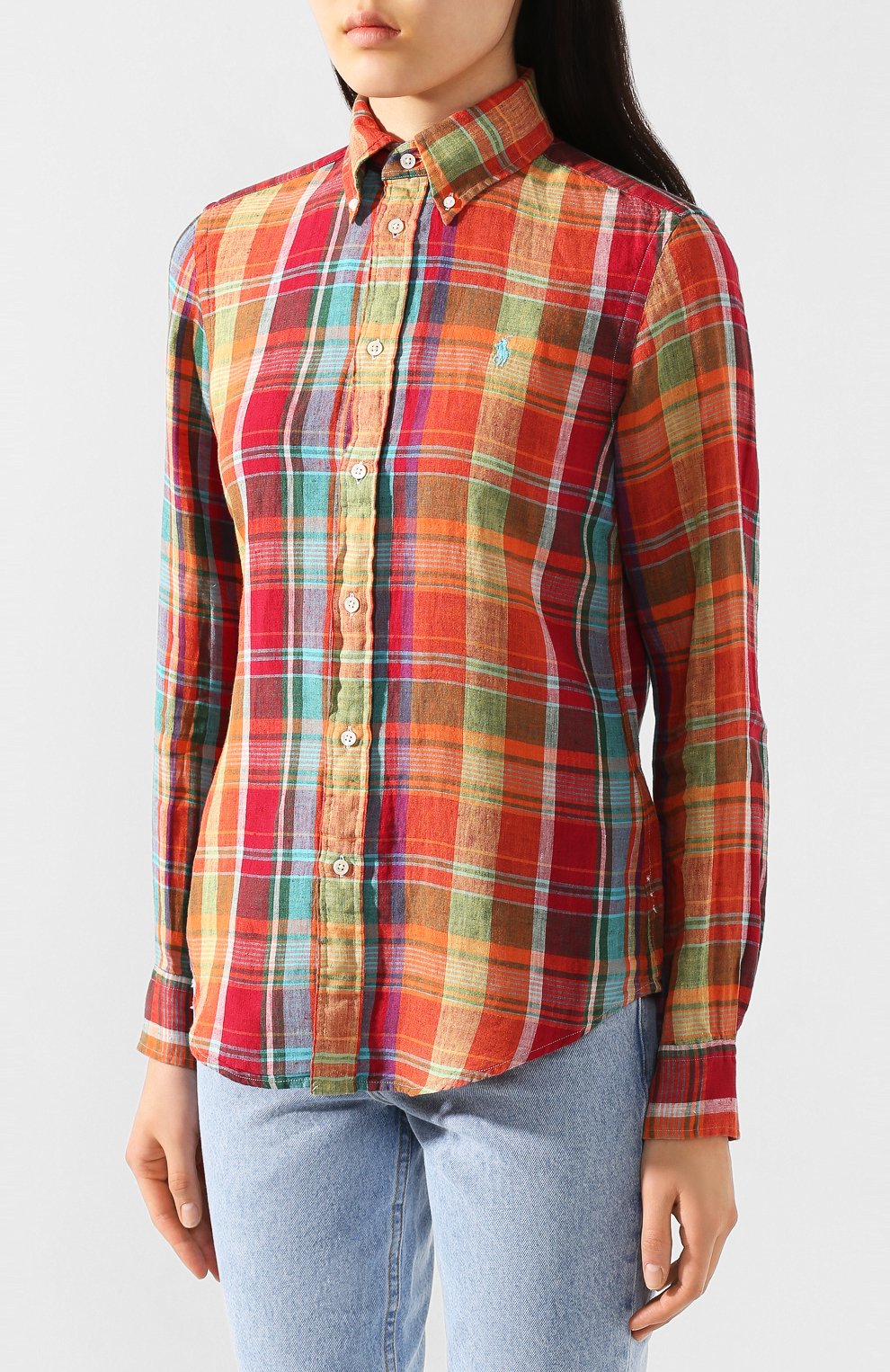 Льняная рубашка POLO RALPH LAUREN, арт. 211798167, фото 3