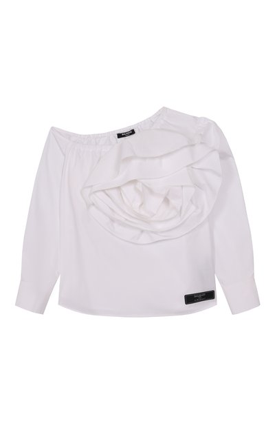 Хлопковая блузка BALMAIN, арт. BW5A60