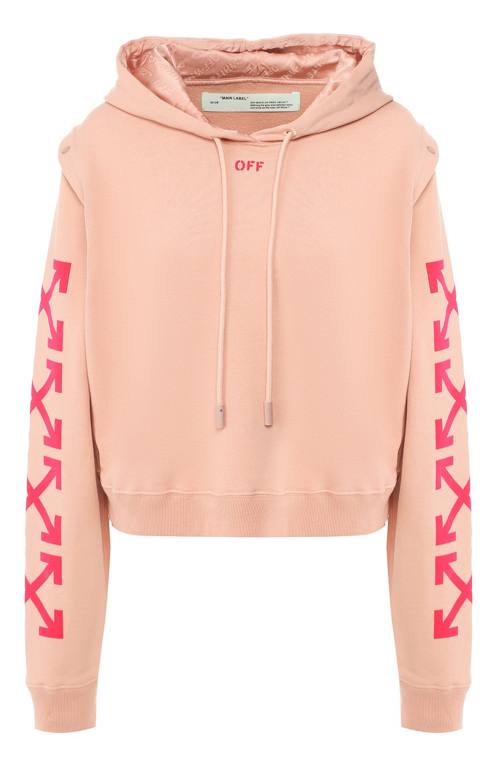 Хлопковое худи OFF-WHITE, арт. 0WBB028R190030670328, фото 1