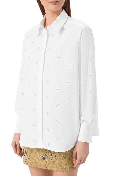 Хлопковая рубашка PHILIPP PLEIN, арт. SAFC WRP0560 PTE021N, фото 3
