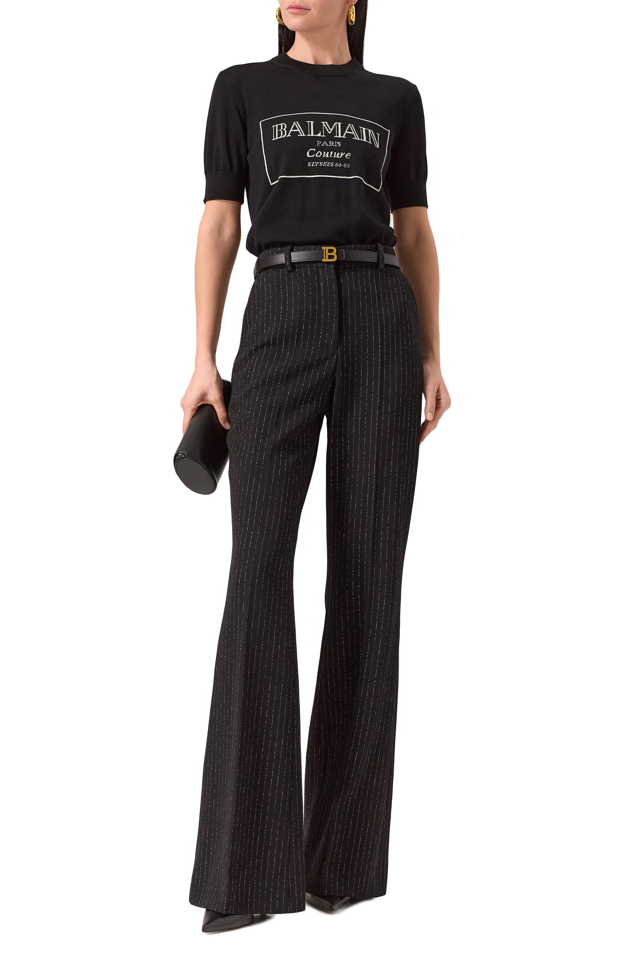 Шерстяной пуловер BALMAIN, арт. EF1KA115/KH87, фото 2