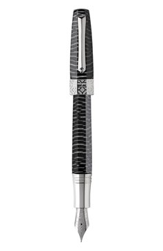 Мужского перьевая ручка zebra MONTEGRAPPA бесцветного цвета, арт. ISE8T2CZ | Фото 1 (Региональные ограничения белый список (Axapta Mercury): Не проставлено; Материал сплава: Серебро; Нос: Не проставлено)