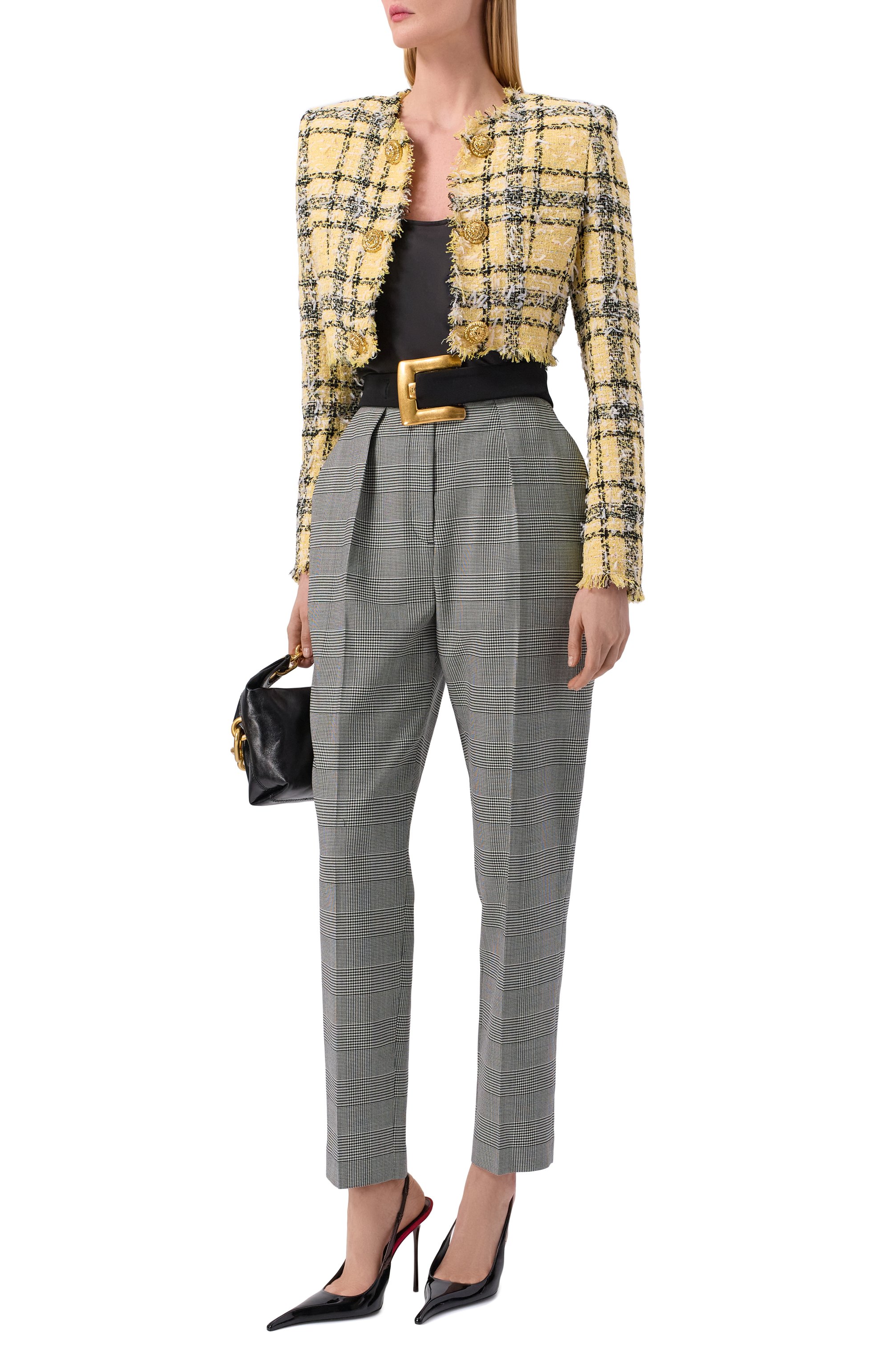 Шерстяные брюки BALMAIN, арт. GF1PN190/WD31, фото 2