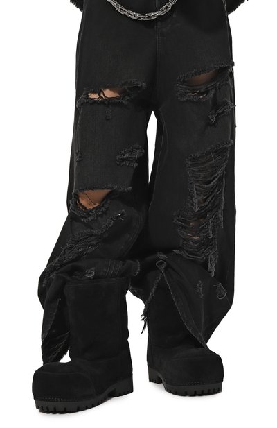 Замшевые сапоги alaska BALENCIAGA, арт. 802174/WBFC1, фото 3