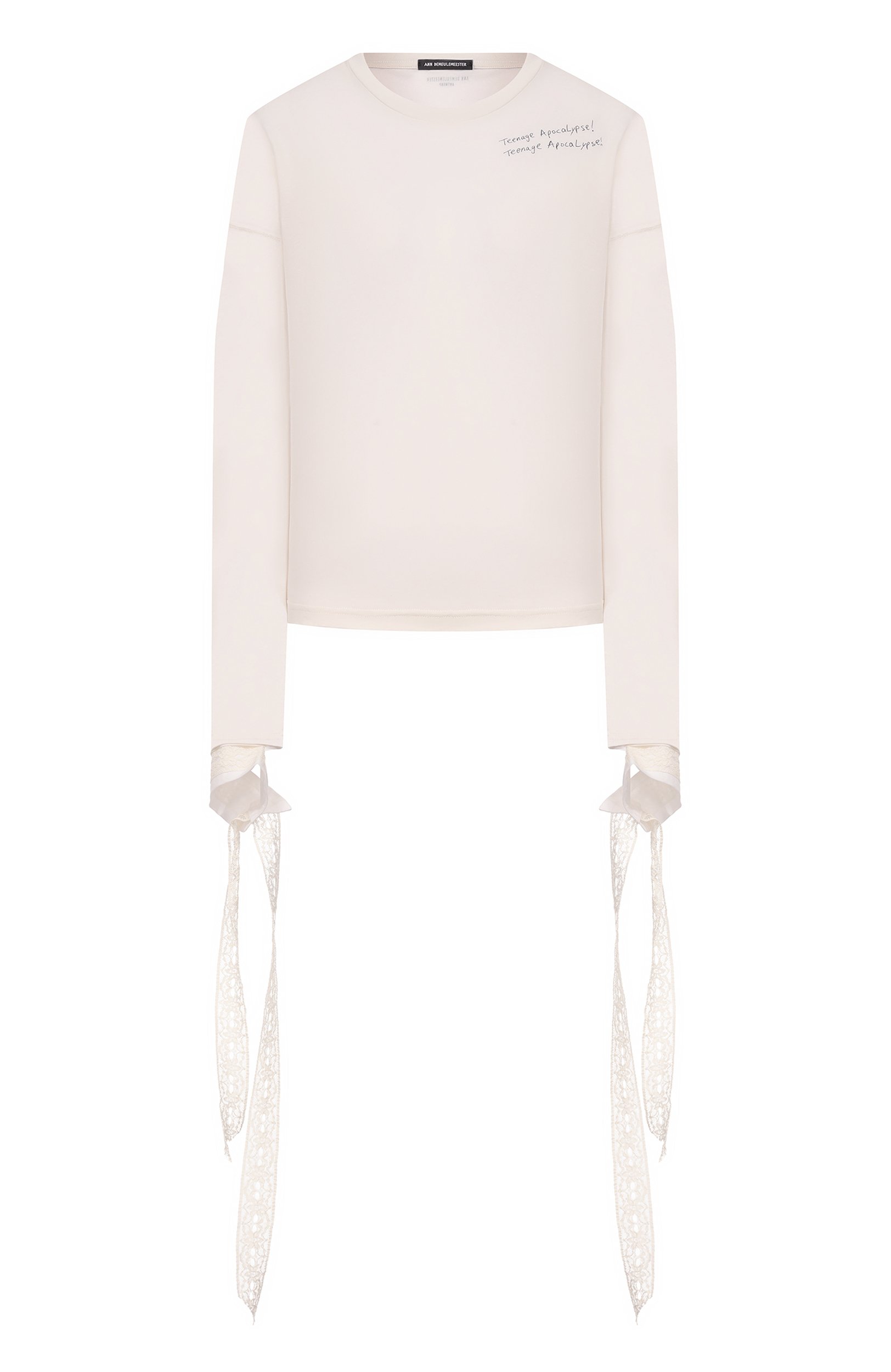 Хлопковый лонгслив ANN DEMEULEMEESTER, арт. B0014245/FA206, фото 1