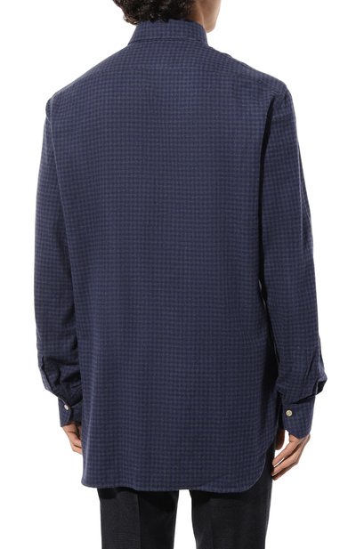 Хлопковая рубашка KITON, арт. UCIH0864309, фото 4