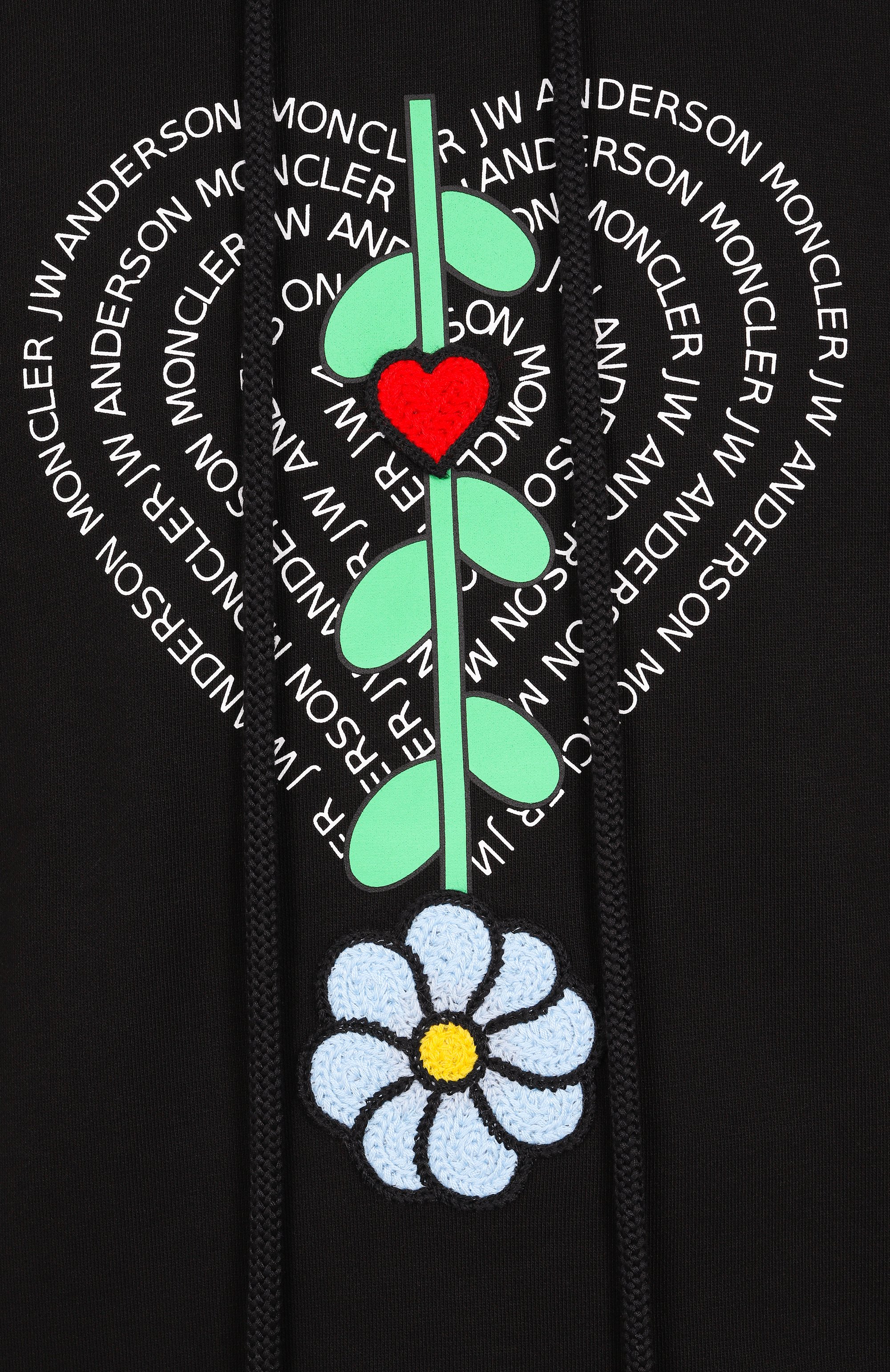 Хлопковое худи 1 moncler jw anderson MONCLER GENIUS, арт. 8G00003/M2682, фото 6