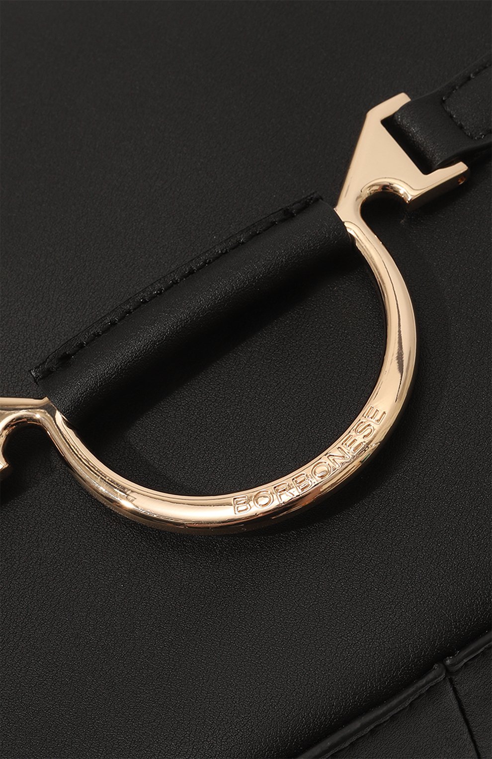 Сумка 110 BORBONESE черного цвета по цене 62570 руб., арт. 923020, фото 3 Сумка 110 BORBONESE, арт. 923020, фото 3