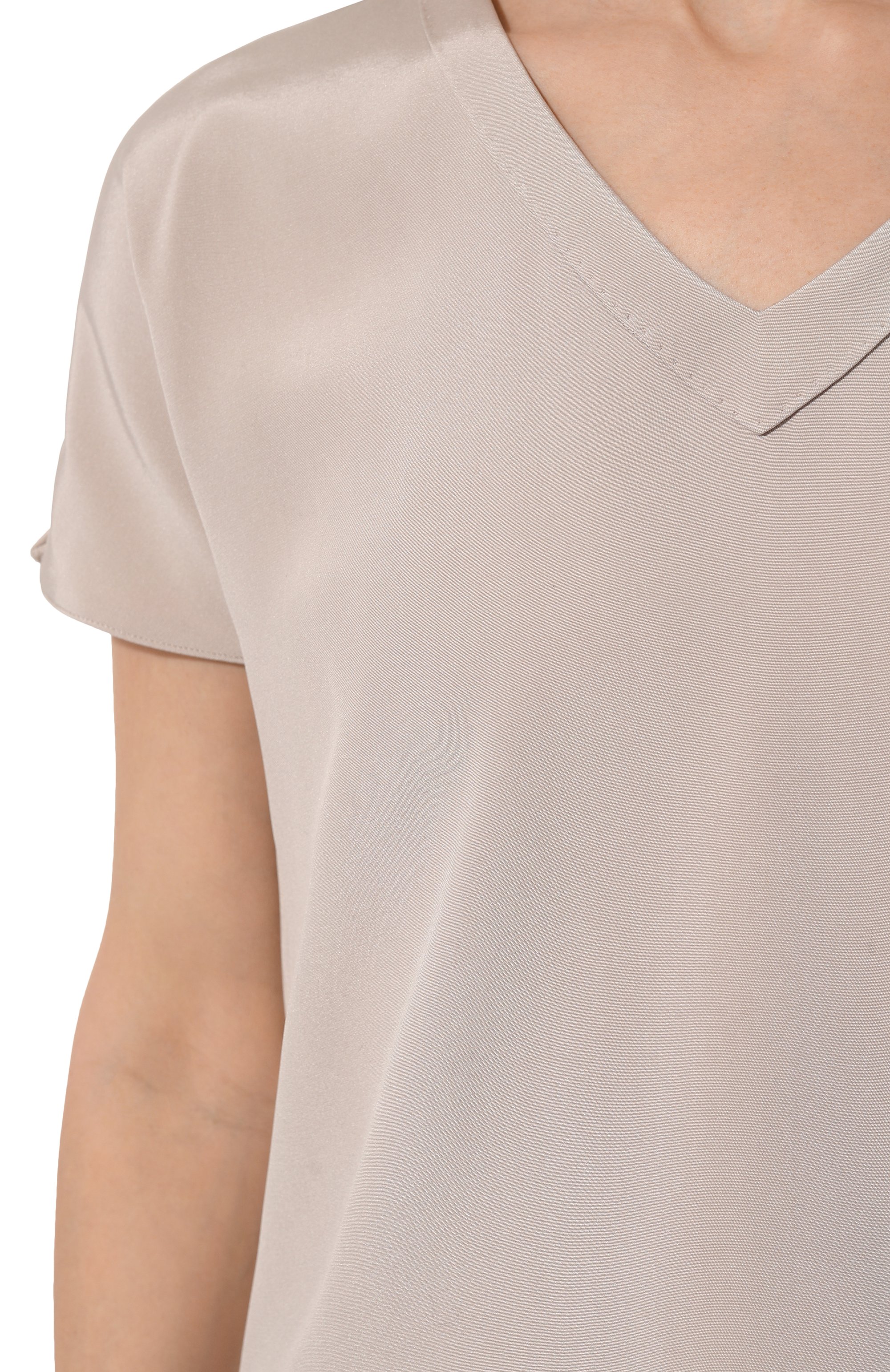 Шелковая футболка KITON, арт. D47454K0977A, фото 5