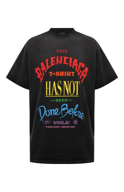 Хлопковая футболка BALENCIAGA, арт. 787349/TQVW4, фото 1