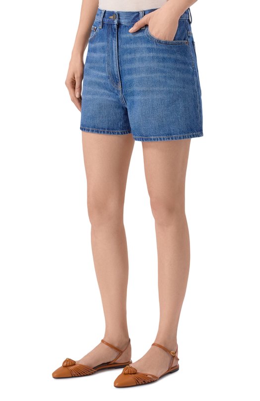 Джинсовые шорты Valentino 8B3DD28S/9Y8 Синий  8B3DD28S/9Y8 Фото 3