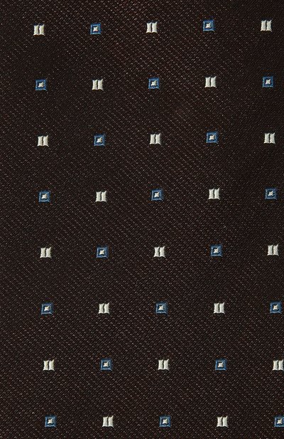 Шелковый галстук BROUBACK коричневого цвета по цене 5995 руб., арт. TIE 8CM/FW22, фото 4 Шелковый галстук BROUBACK, арт. TIE 8CM/FW22, фото 4