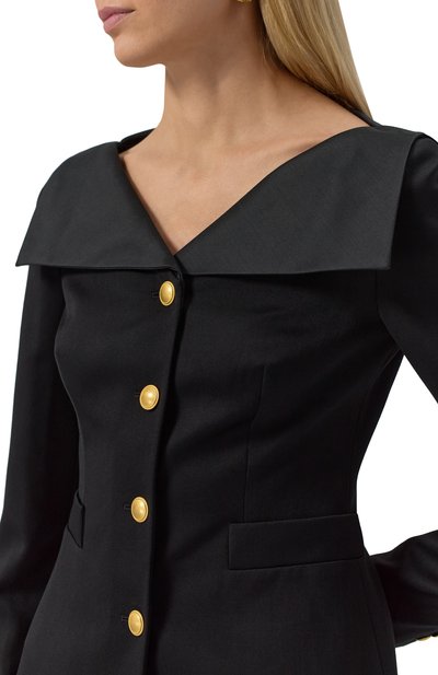 Шерстяной жакет ALESSANDRA RICH черного цвета по цене 273000 руб., арт. FABX3993-F4085, фото 5 Шерстяной жакет ALESSANDRA RICH, арт. FABX3993-F4085, фото 5