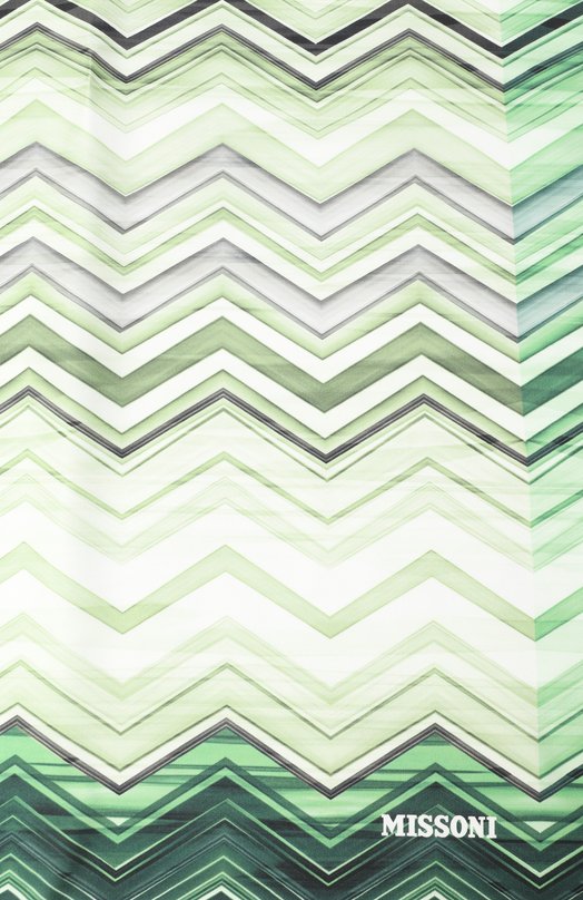 Шелковый платок Missoni F041TWDA047 Зелёный  F041TWDA047 Фото 4