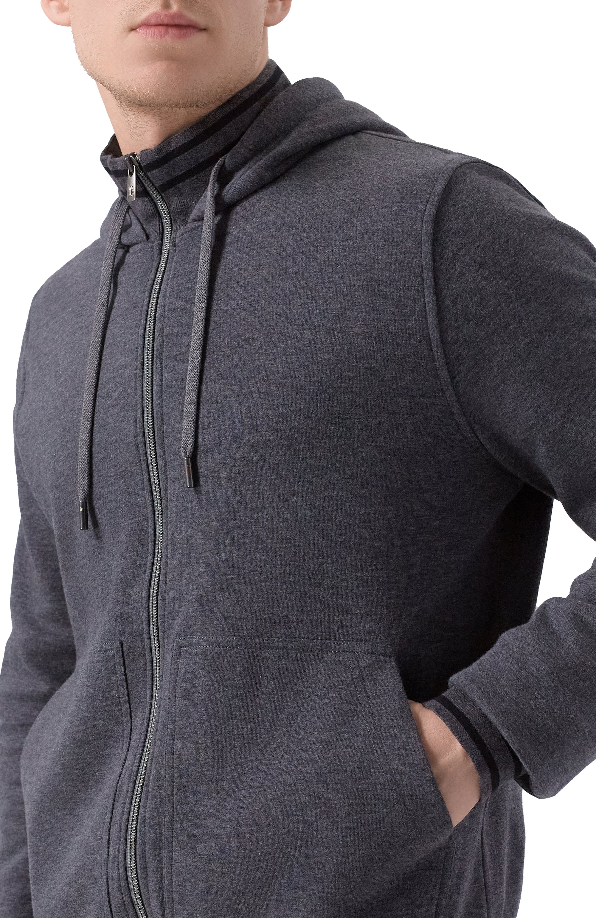 Толстовка из хлопка и кашемира CAPOBIANCO, арт. 19M405.LB00., фото 5