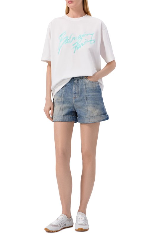 Текстильные кроссовки Racer 45 Balmain GN1VI761/THCM Серый  GN1VI761/THCM Фото 3