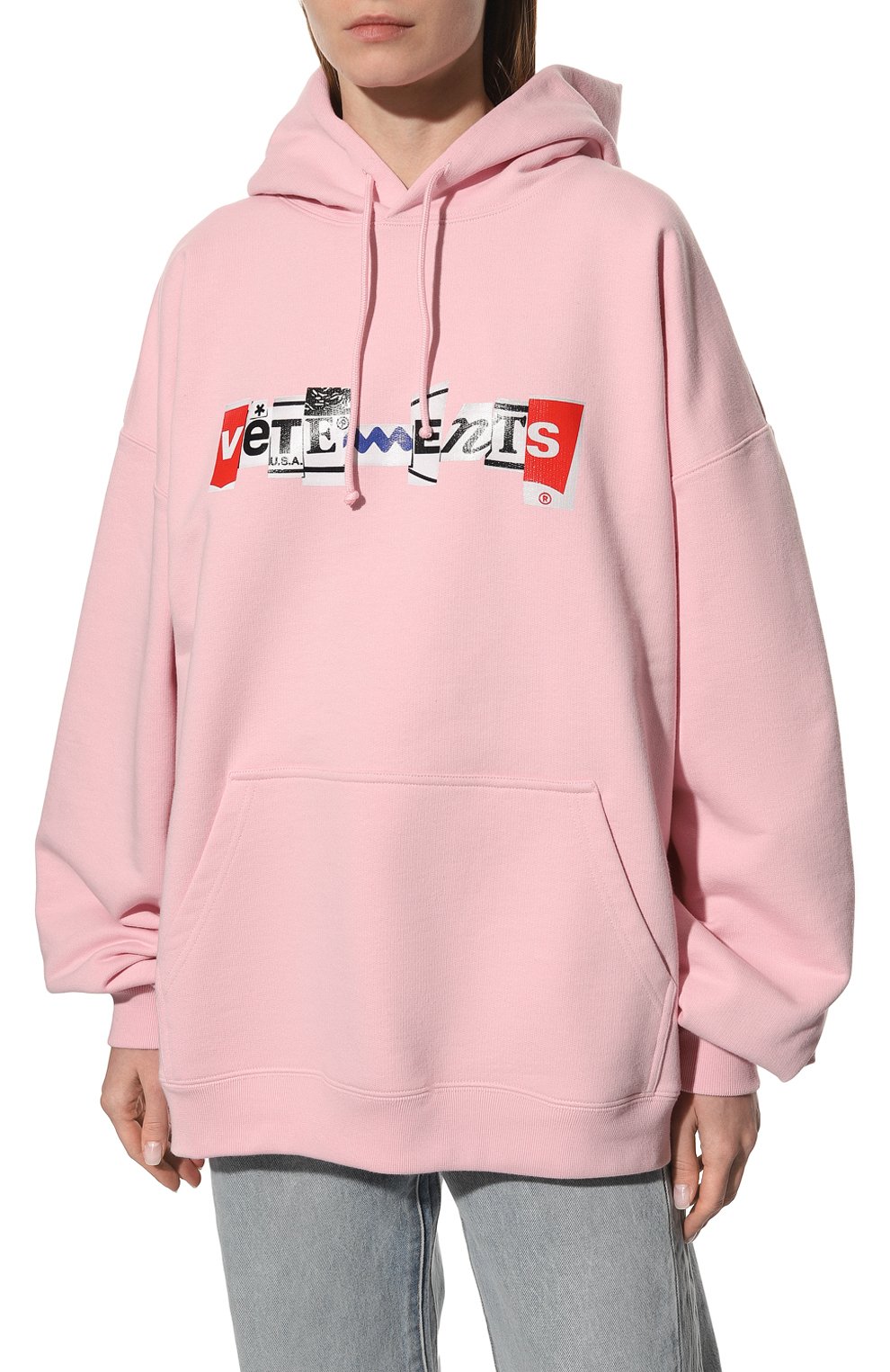 Хлопковое худи VETEMENTS, арт. UA53HD240P 1605/W, фото 3