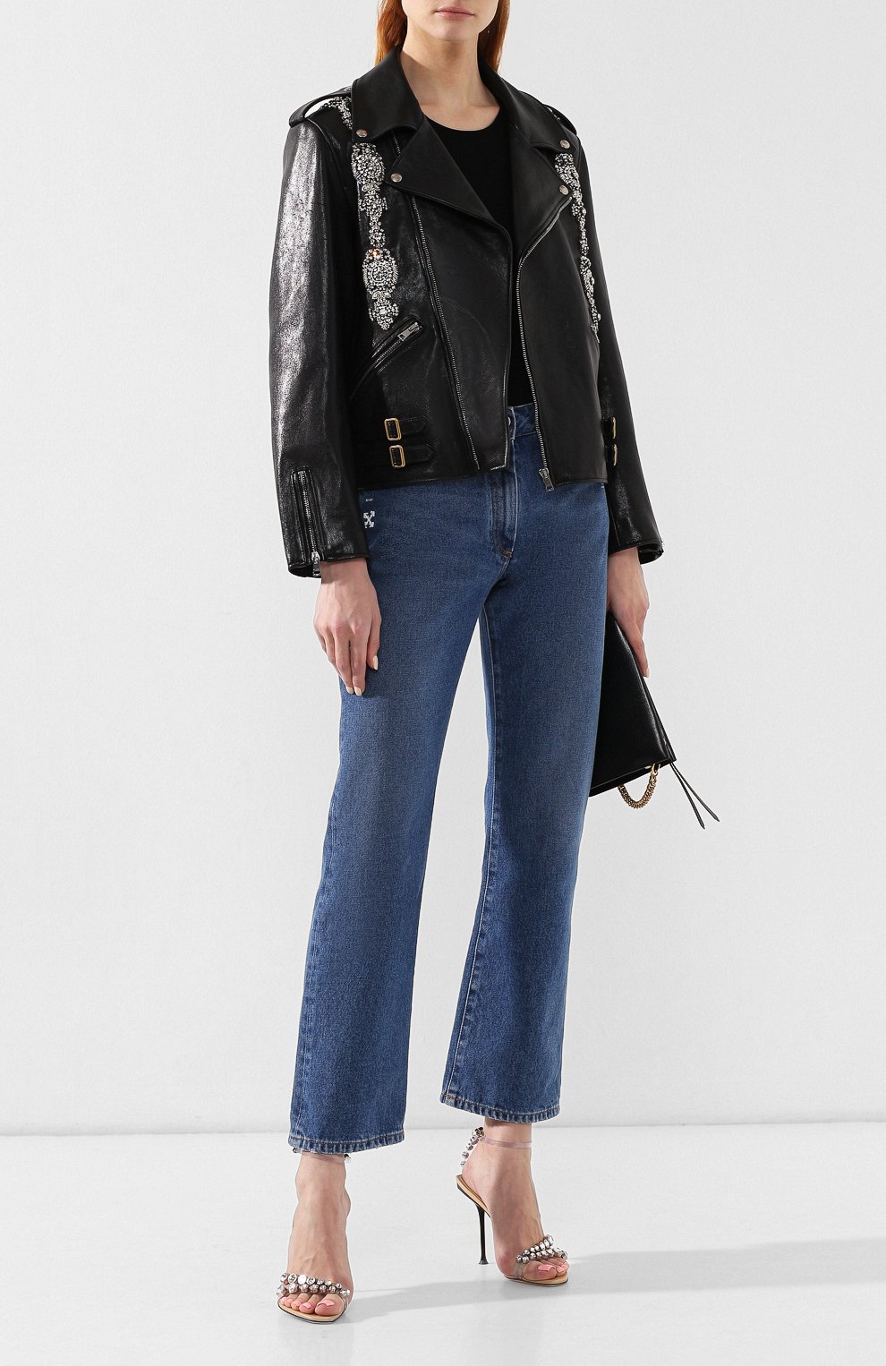 Кожаная косуха GUCCI, арт. 572674/XNAER, фото 2