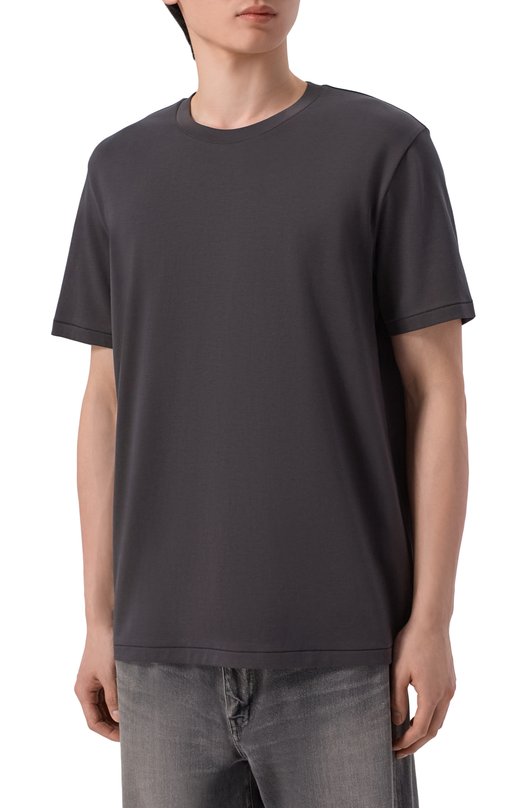 Хлопковая футболка Attachment AJ61-048 Серый  AJ61-048 Фото 3