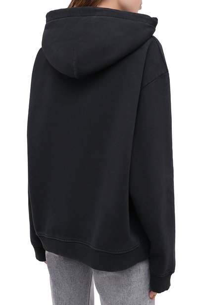 Хлопковое худи ACNE STUDIOS черного цвета по цене 32500 руб., арт. AI0070, фото 4 Хлопковое худи ACNE STUDIOS, арт. AI0070, фото 4