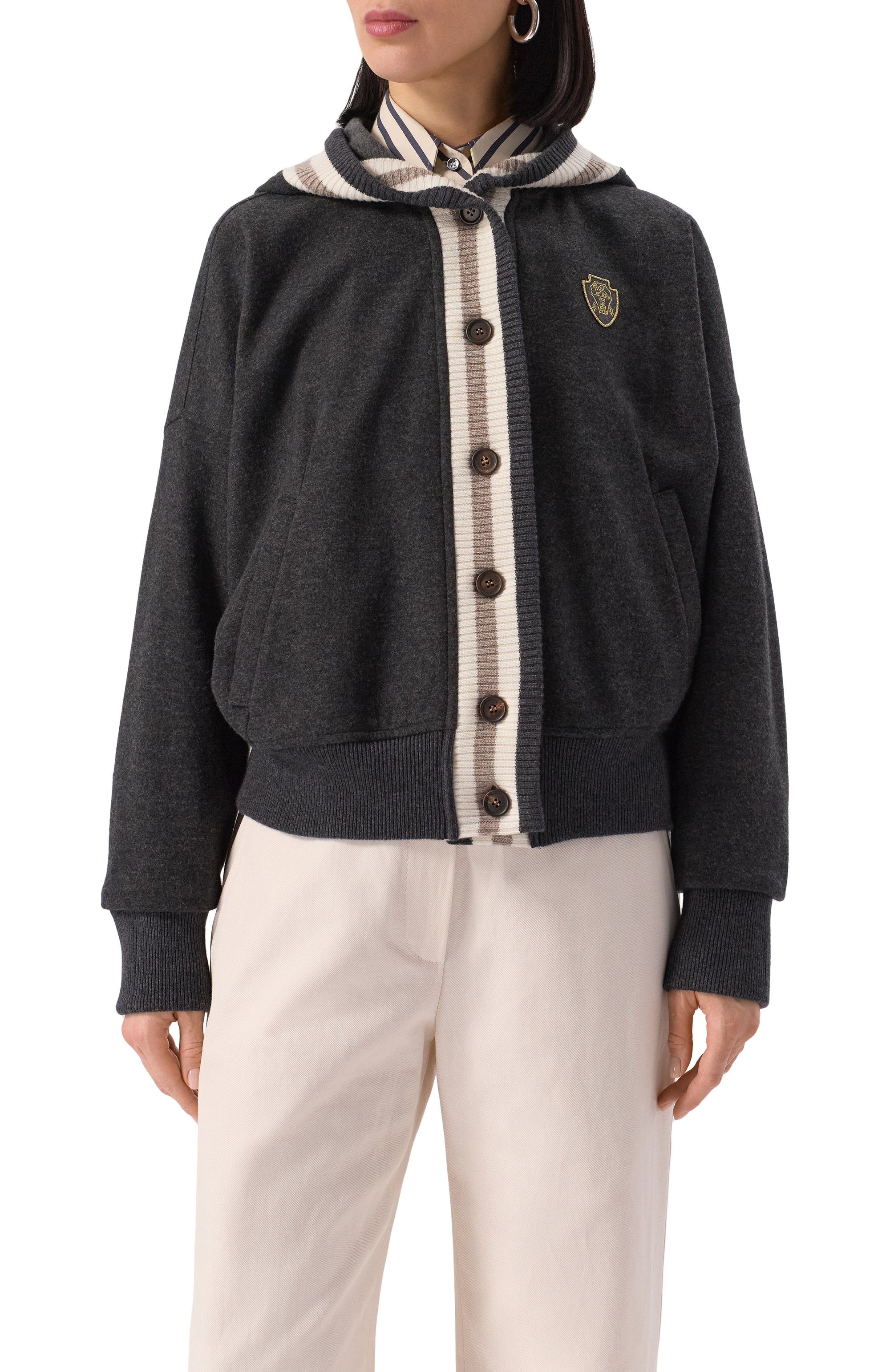 Кашемировый кардиган BRUNELLO CUCINELLI, арт. MD913VC206, фото 3