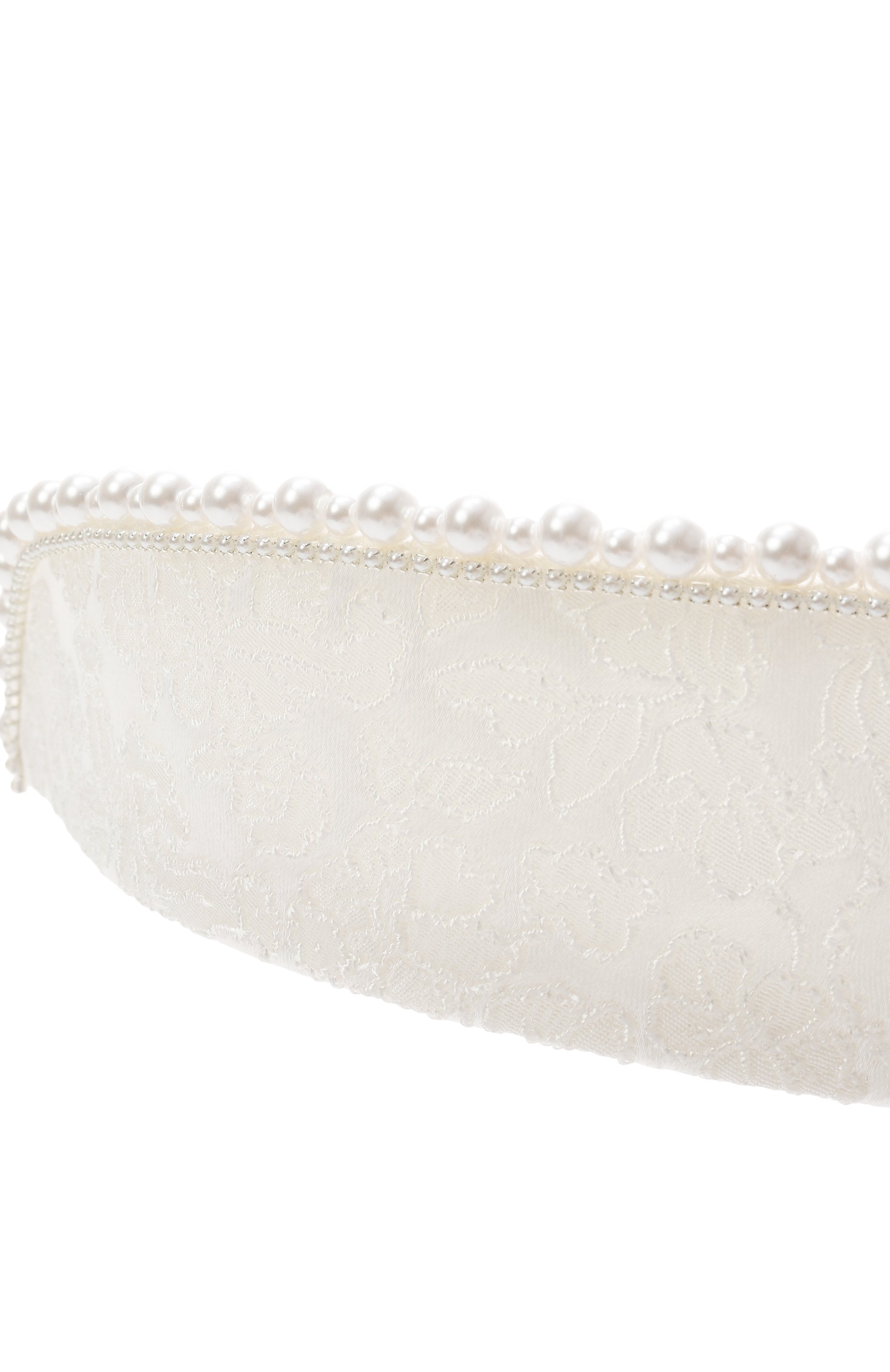 Ободок-кокошник PANFIL белого цвета по цене 20000 руб., арт. 1-KOK2-DPI, фото 4 Ободок-кокошник PANFIL, арт. 1-KOK2-DPI, фото 4