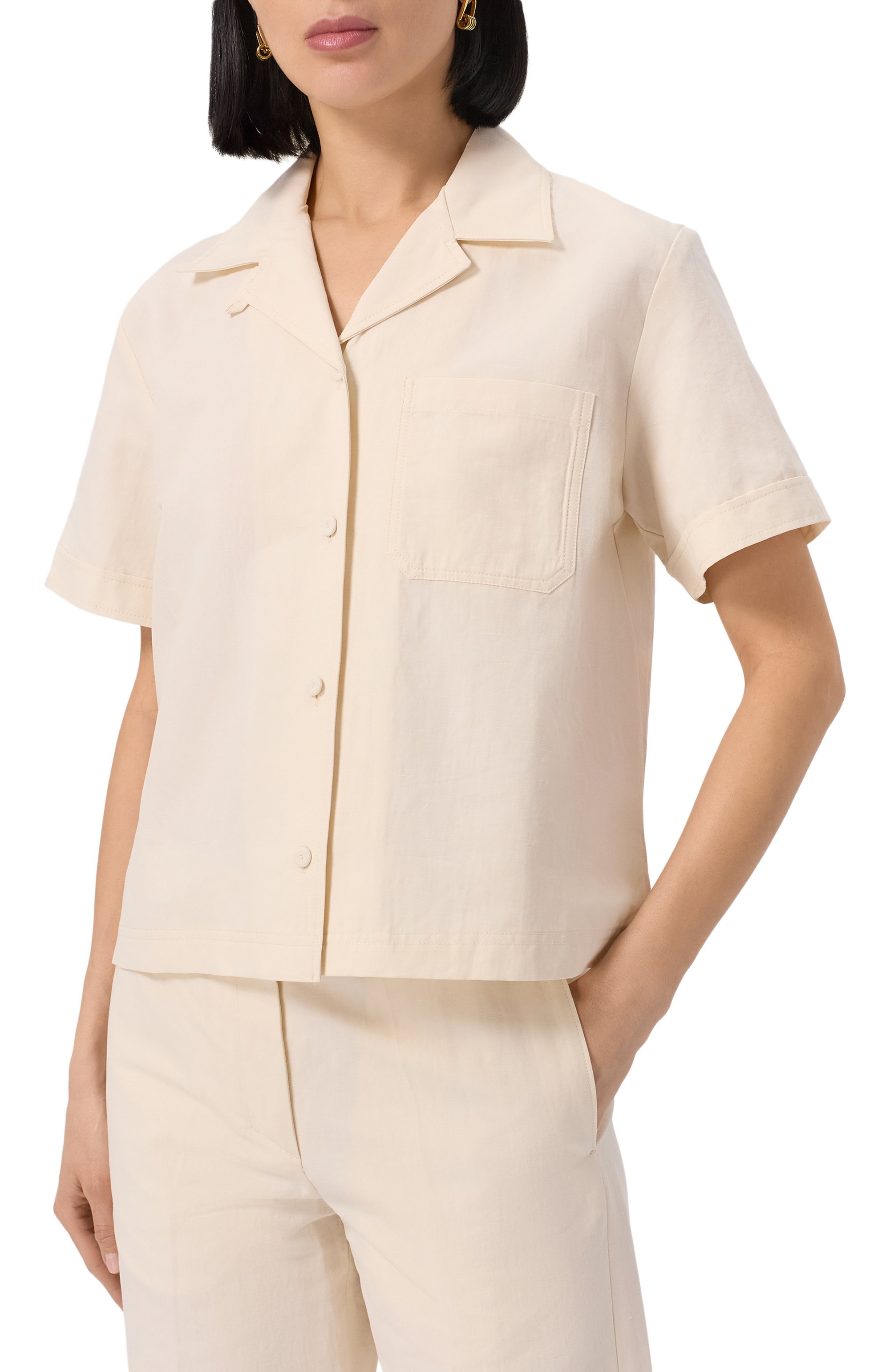 Хлопковая рубашка A.P.C., арт. F12583/C0HEJ, фото 3