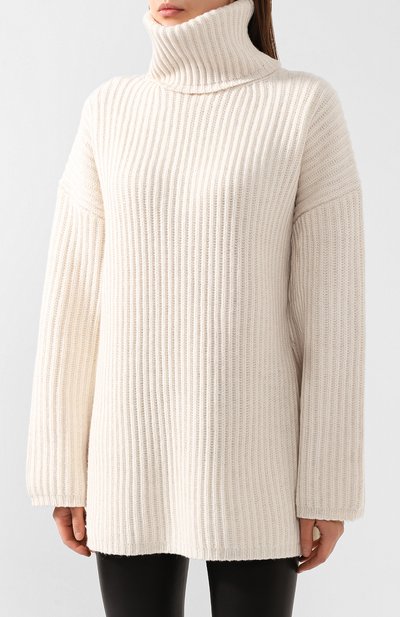 Шерстяной свитер ACNE STUDIOS белого цвета по цене 30800 руб., арт. A60018, фото 3 Шерстяной свитер ACNE STUDIOS, арт. A60018, фото 3