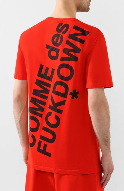 Хлопковая футболка  COMME DES FUCKDOWN, арт. CDFU358, фото 4