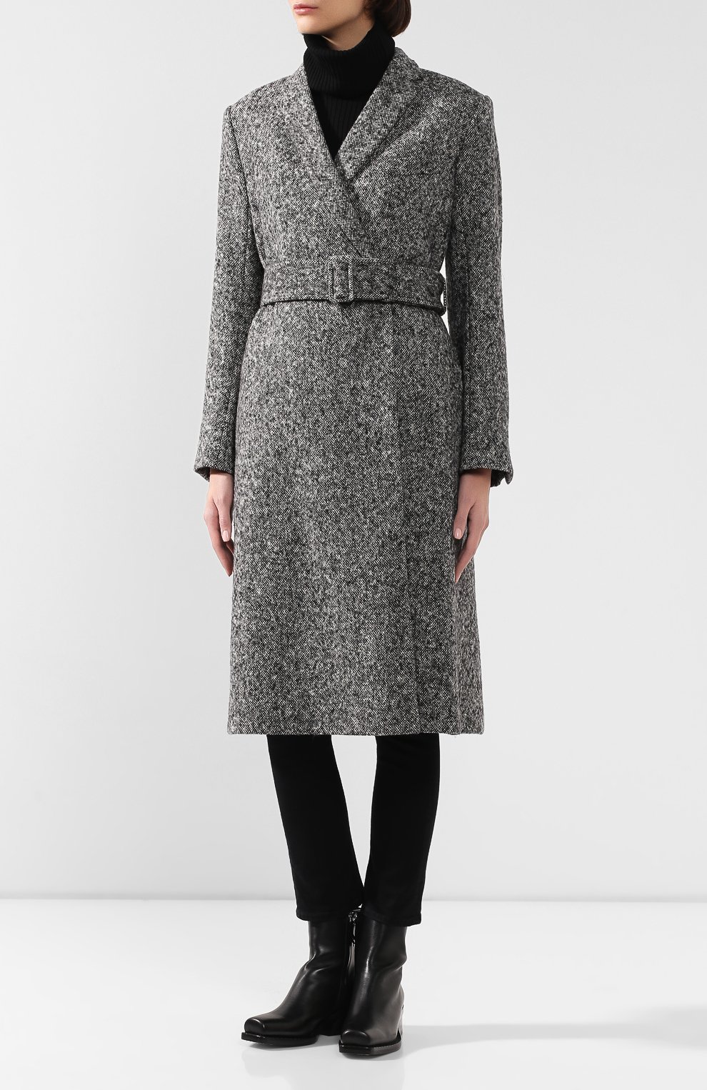 Шерстяное пальто STELLA MCCARTNEY черного цвета по цене 105500 руб., арт. 590431/SNB51, фото 3 Шерстяное пальто STELLA MCCARTNEY, арт. 590431/SNB51, фото 3