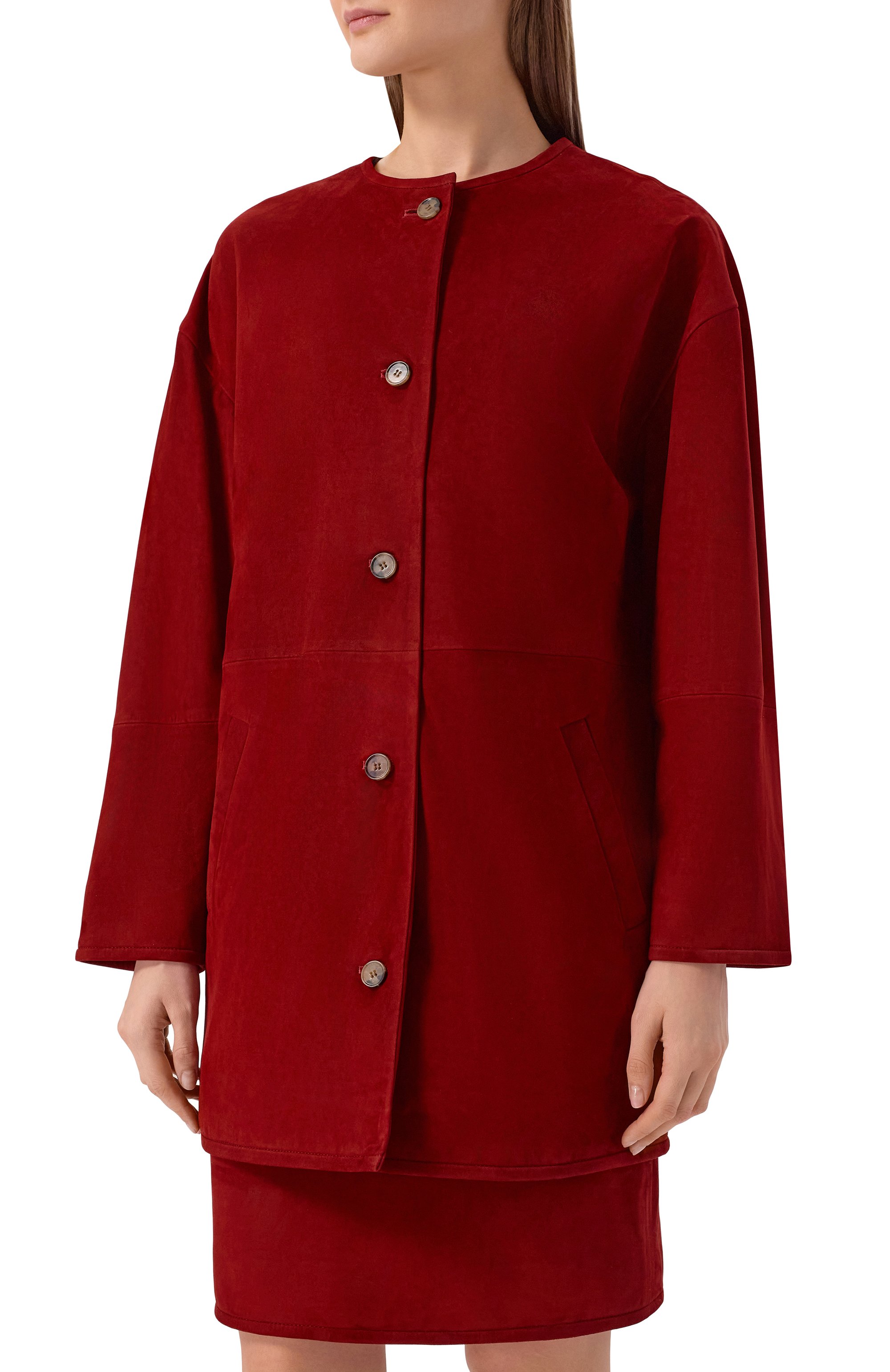 Замшевое пальто LOULOU DE SAISON, арт. WAREN, фото 3