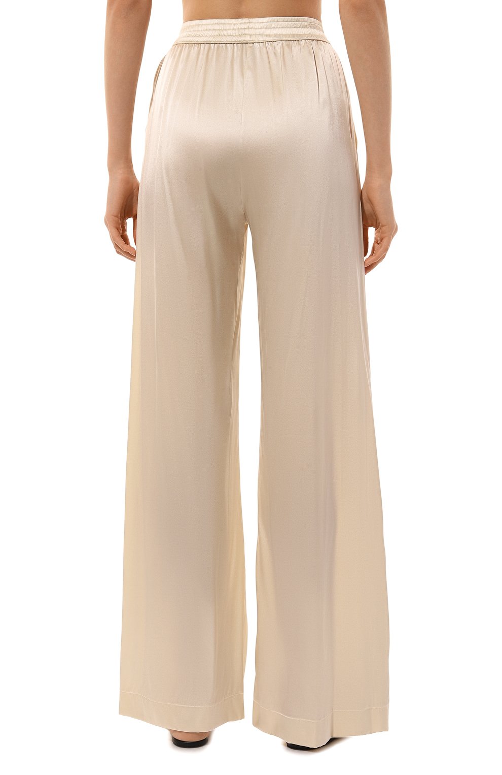 Шелковые брюки ERMANNO SCERVINO, арт. D454P720TBW, фото 4