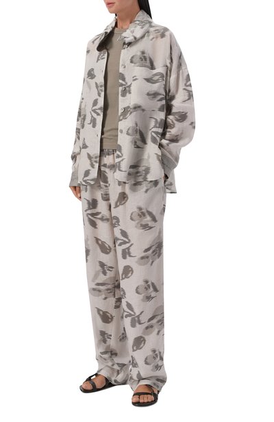Женская льняная рубашка EMPORIO ARMANI, арт. EW004950/AF26966
