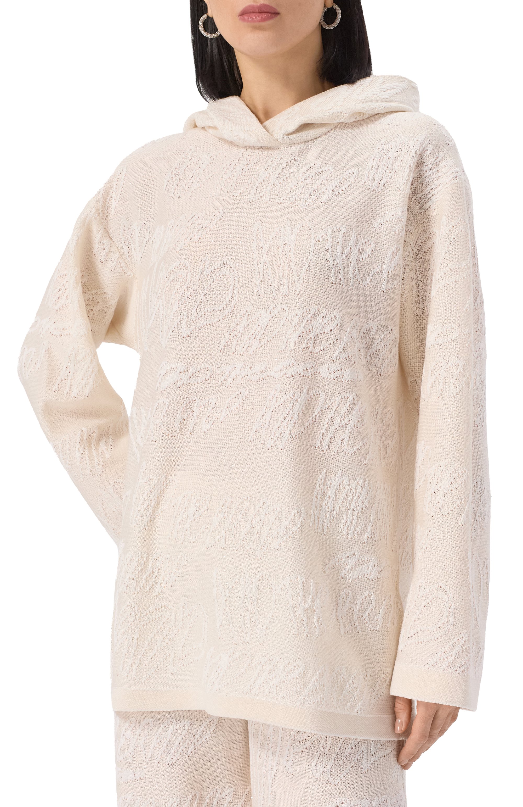 Худи из хлопка и вискозы AND THE BRAND, арт. S25-JM049-1204-101, фото 3