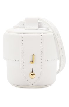 Женская сумка le micro vanity JACQUEMUS белого цвета, арт. 201AC15/58100 | Фото 5 (Ремень/цепочка: На ремешке; Размер: mini; Материал: Натуральная кожа; Сумки-технические: Сумки через плечо; Драгоценные камни: Проставлено; Материал сплава: Проставлено)