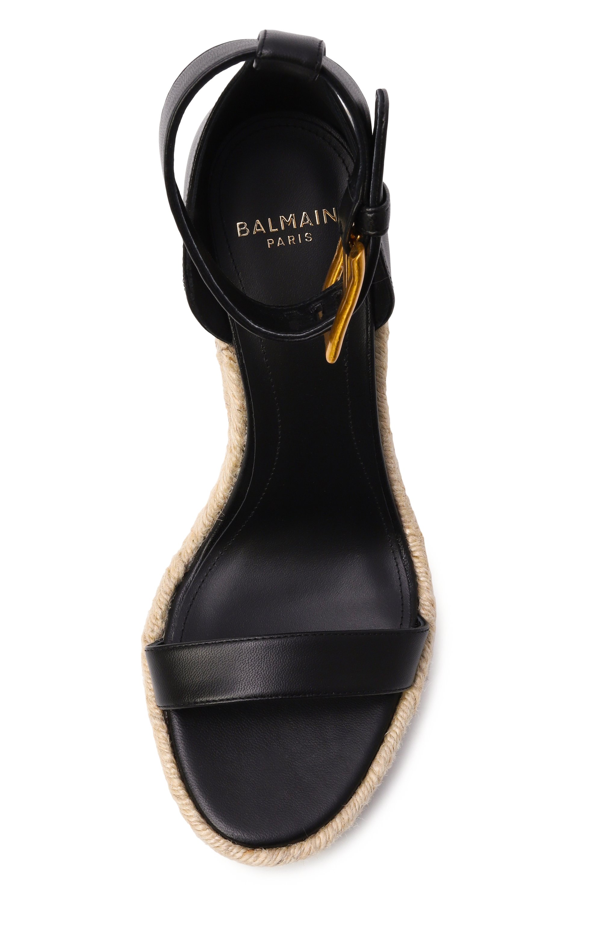 Кожаные босоножки anthem 95 BALMAIN, арт. GN4UH225/LNAP, фото 6