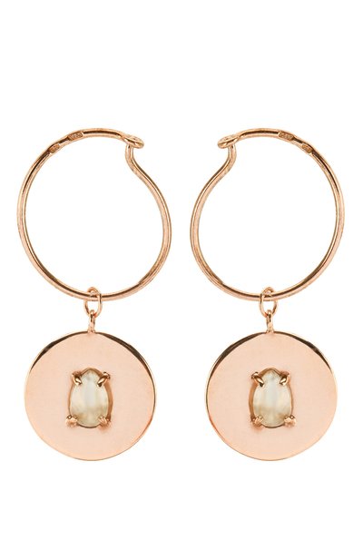 Серьги с лабрадором: весы  MOONKA, арт. in-er-lbr, фото 1