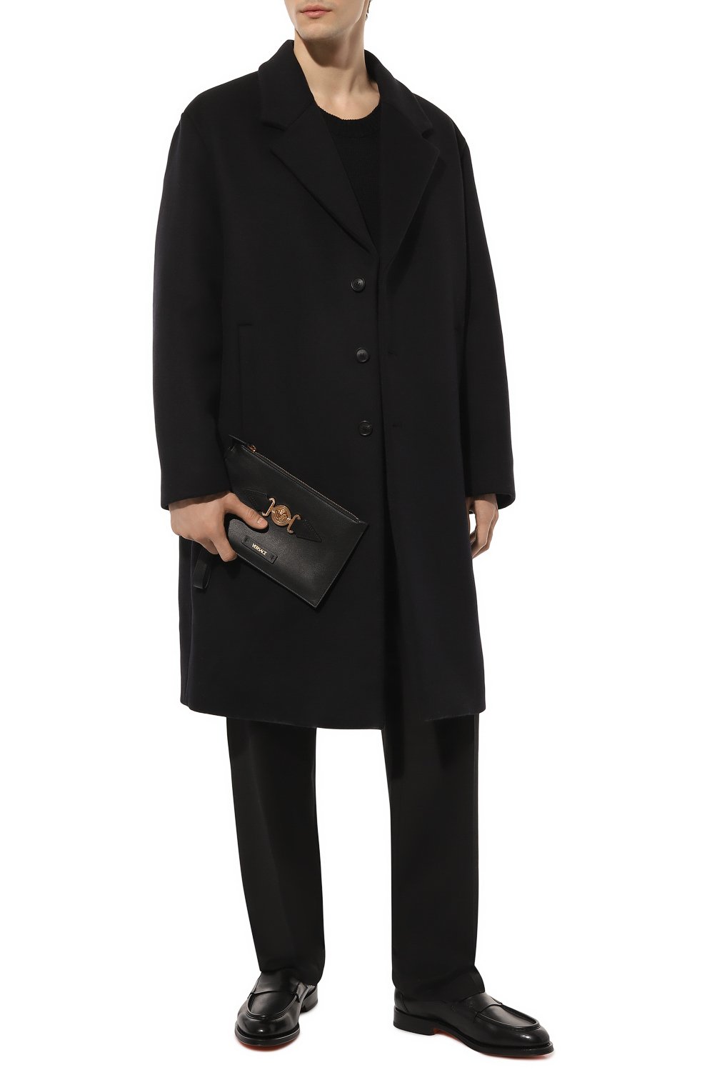 Кожаный клатч VERSACE, арт. 1006240/1A031901B00V, фото 6